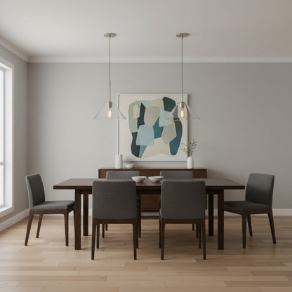 Pendant Light | Milk Glass Cone Design