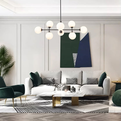 Pendant Light | Modern Sputnik Glass Ball Chandelier