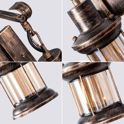Wall Light | Vintage Bronze Lantern Sconce