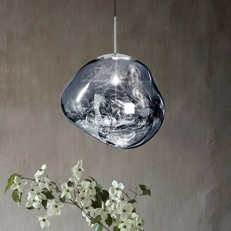 Pendant Light | Molten Glass Lava Design