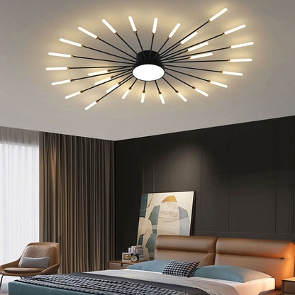Ceiling Light | Sunburst Firework Design