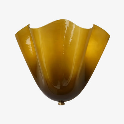 Wall Light | Sculptural Glass Uplighter Design