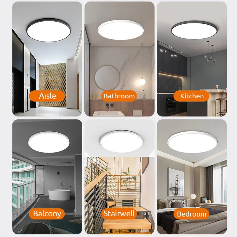 Ceiling Light | Round LED Flush Mount