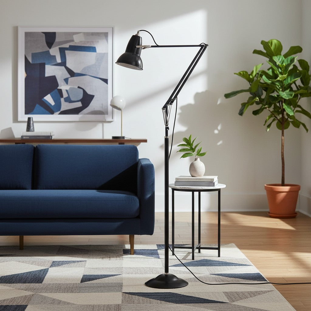 Floor Light | Industrial Spring Balance Design