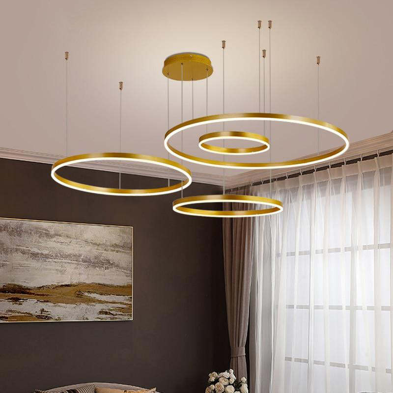 Pendant Light | LED Ring Multi Circle Design