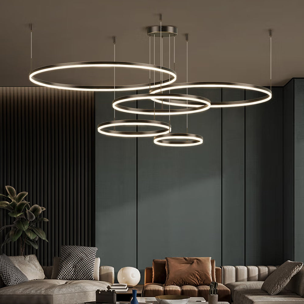Pendant Light | LED Ring Multi Circle Design