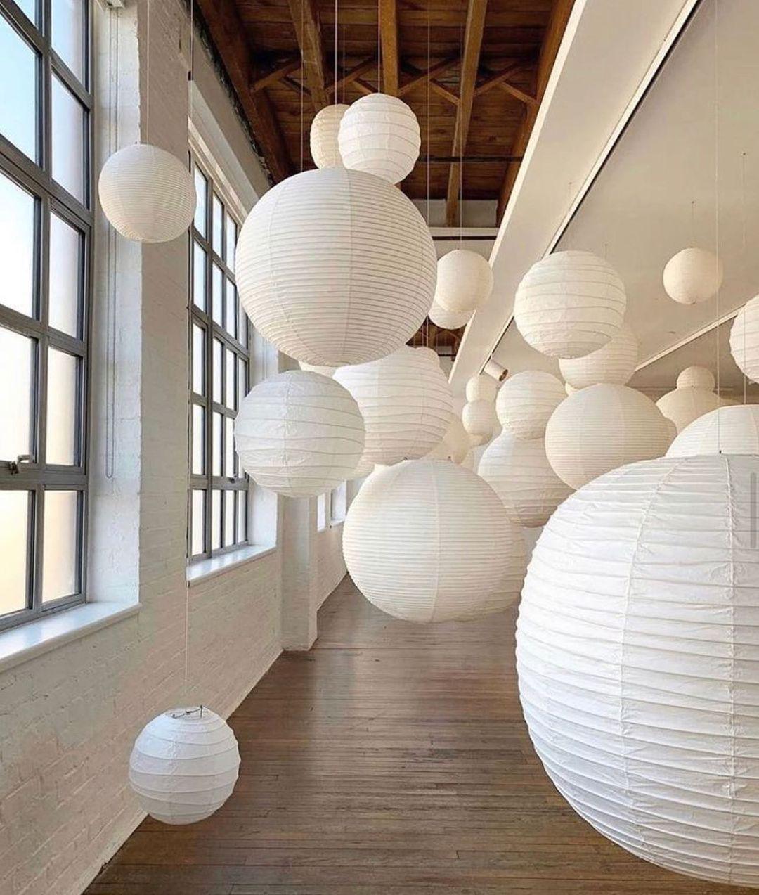 Pendant Light | Rice Paper Globe Design