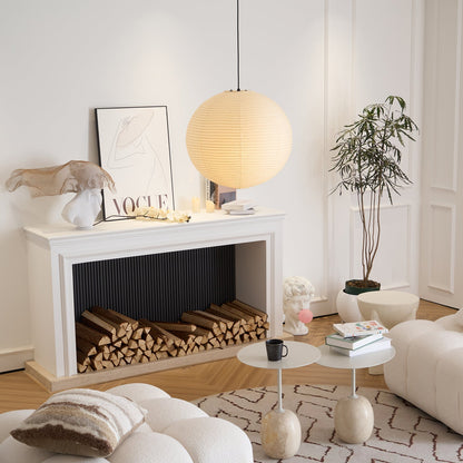 Pendant Light | Rice Paper Globe Design