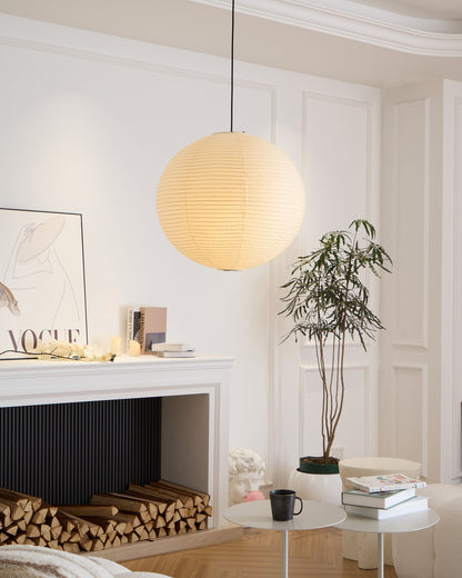 Pendant Light | Rice Paper Globe Design