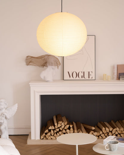 Pendant Light | Rice Paper Globe Design