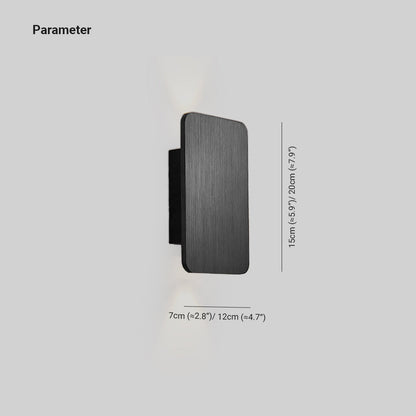 Wall Light | Rectangular Up Down Design