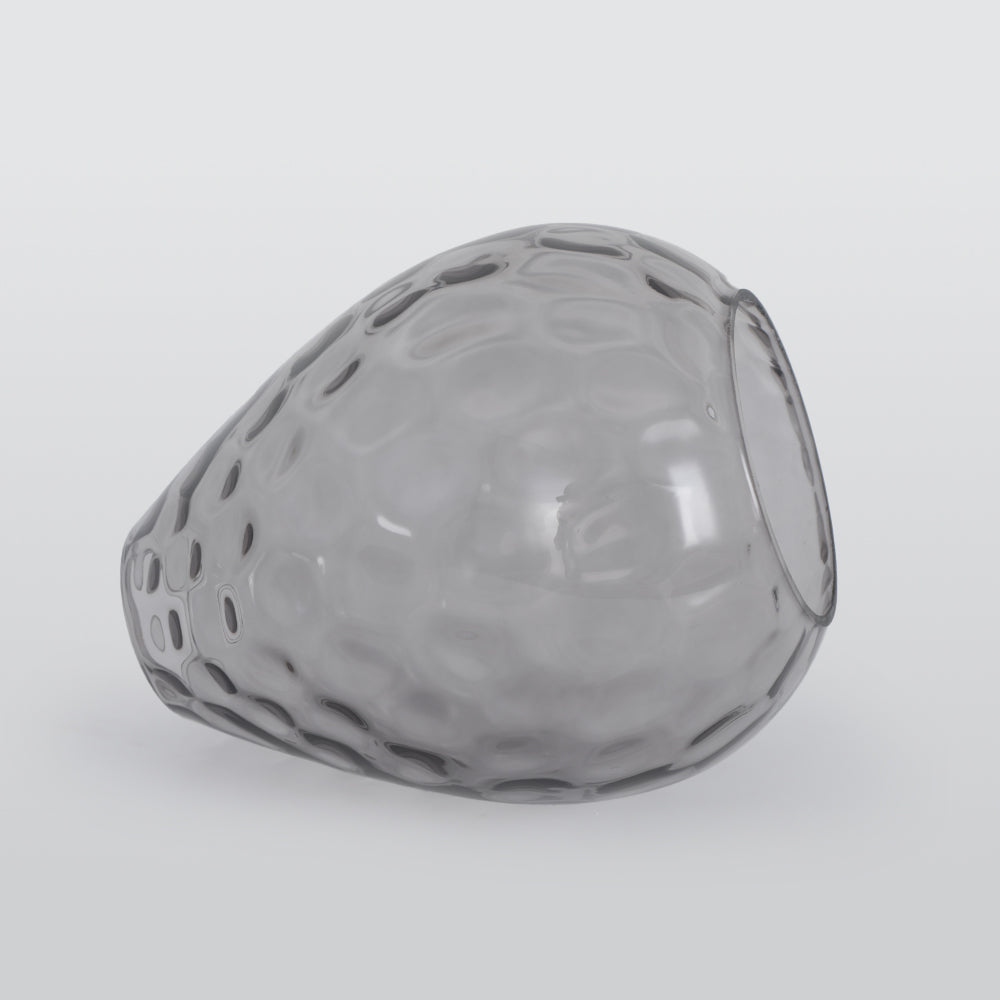 Pendant Light | Wood Cap Glass Teardrop Design