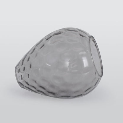 Pendant Light | Wood Cap Glass Teardrop Design