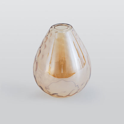 Pendant Light | Wood Cap Glass Teardrop Design