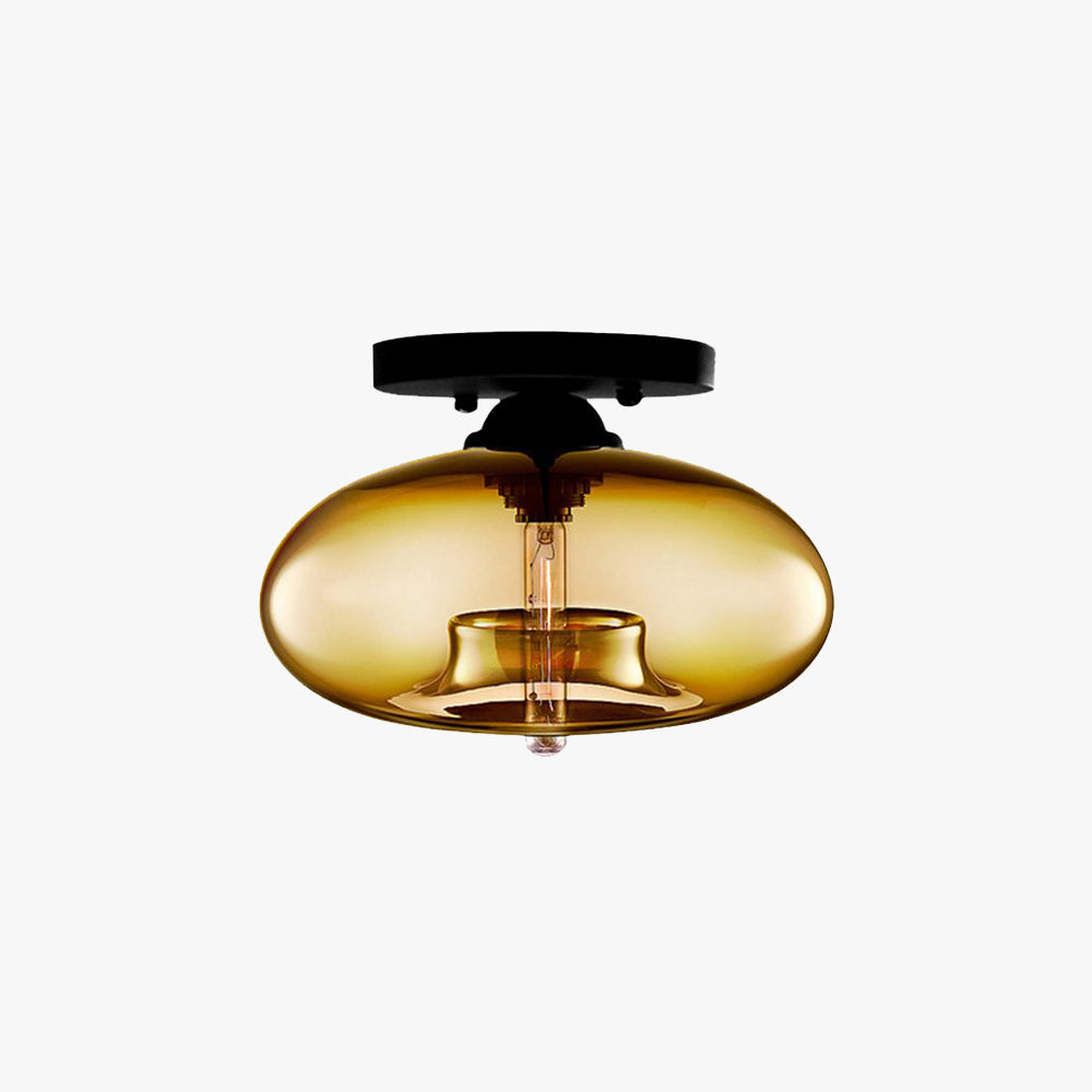 Ceiling Light | Art Deco Glass Globe Design