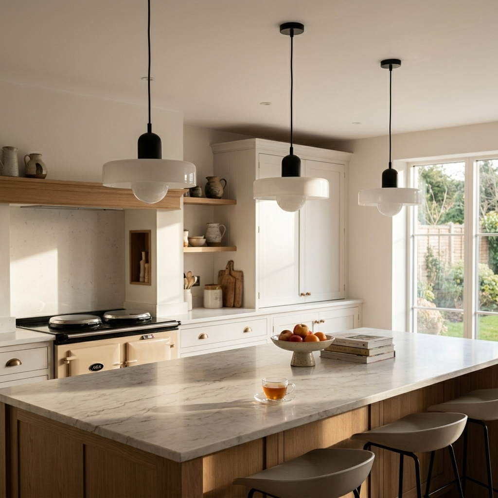 Pendant Light | Bauhaus Disc Shade Design