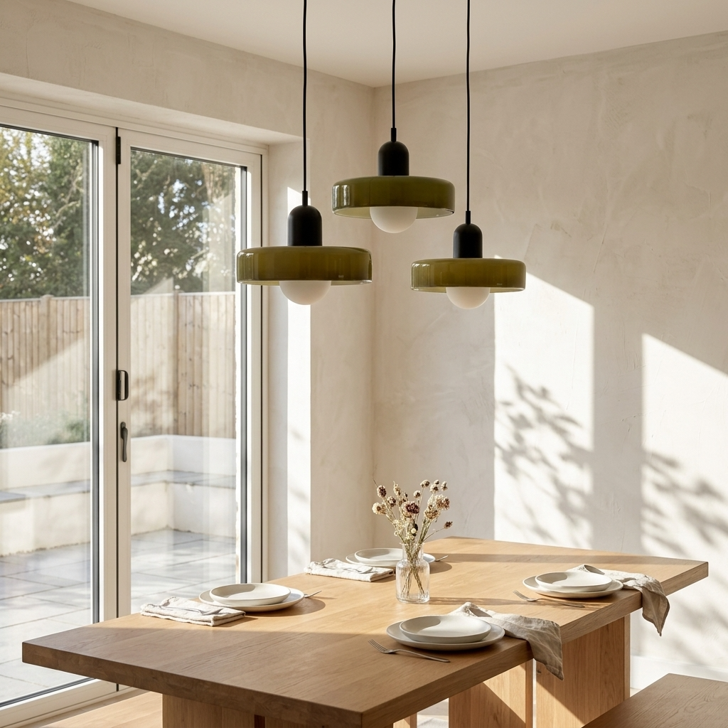 Pendant Light | Bauhaus Disc Shade Design