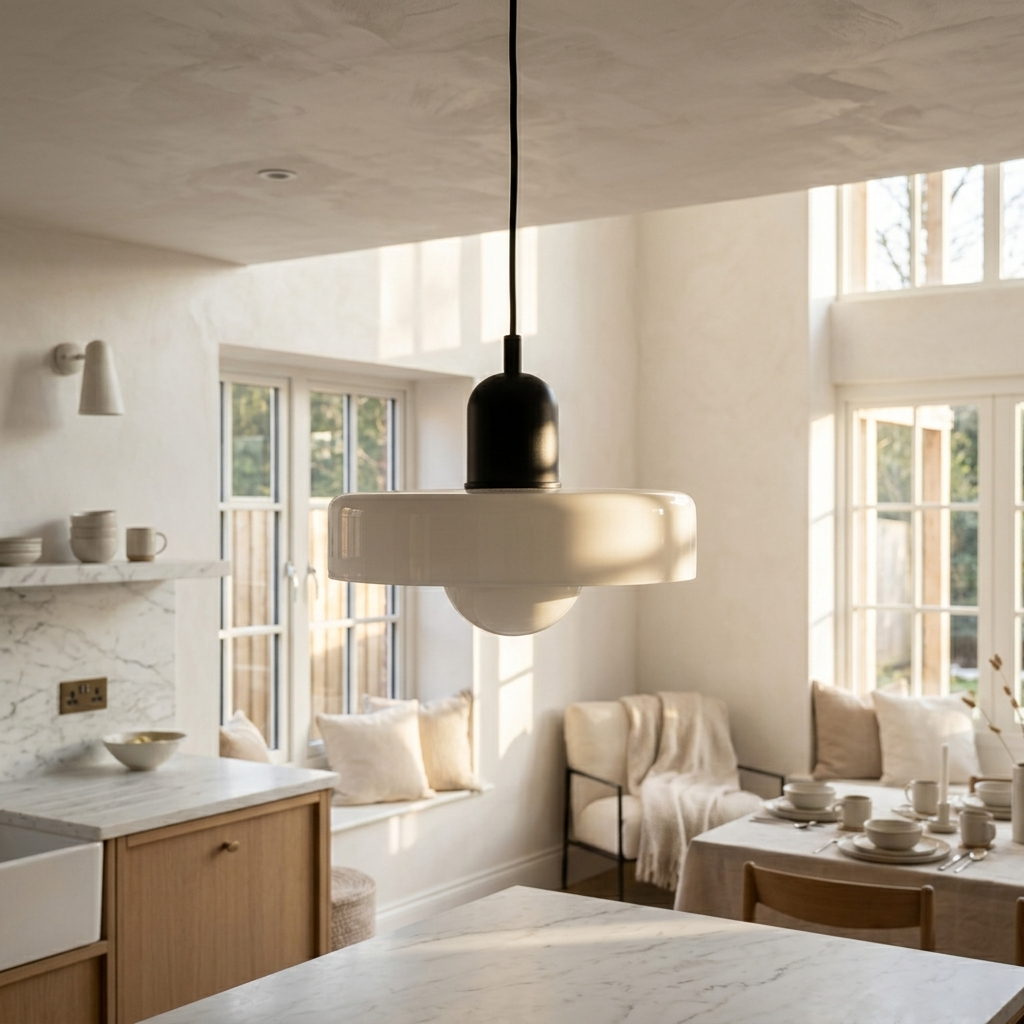 Pendant Light | Bauhaus Disc Shade Design