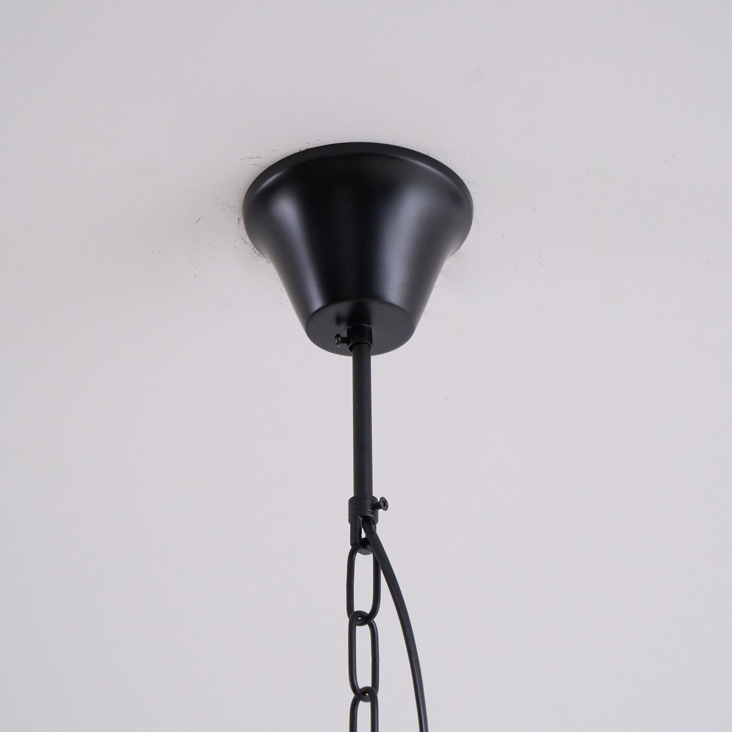 Pendant Light | Glass Globe Cage Design