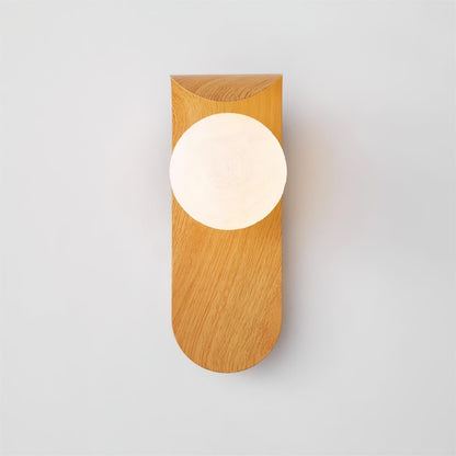 Wall Light | Wooden Globe Sphere Design