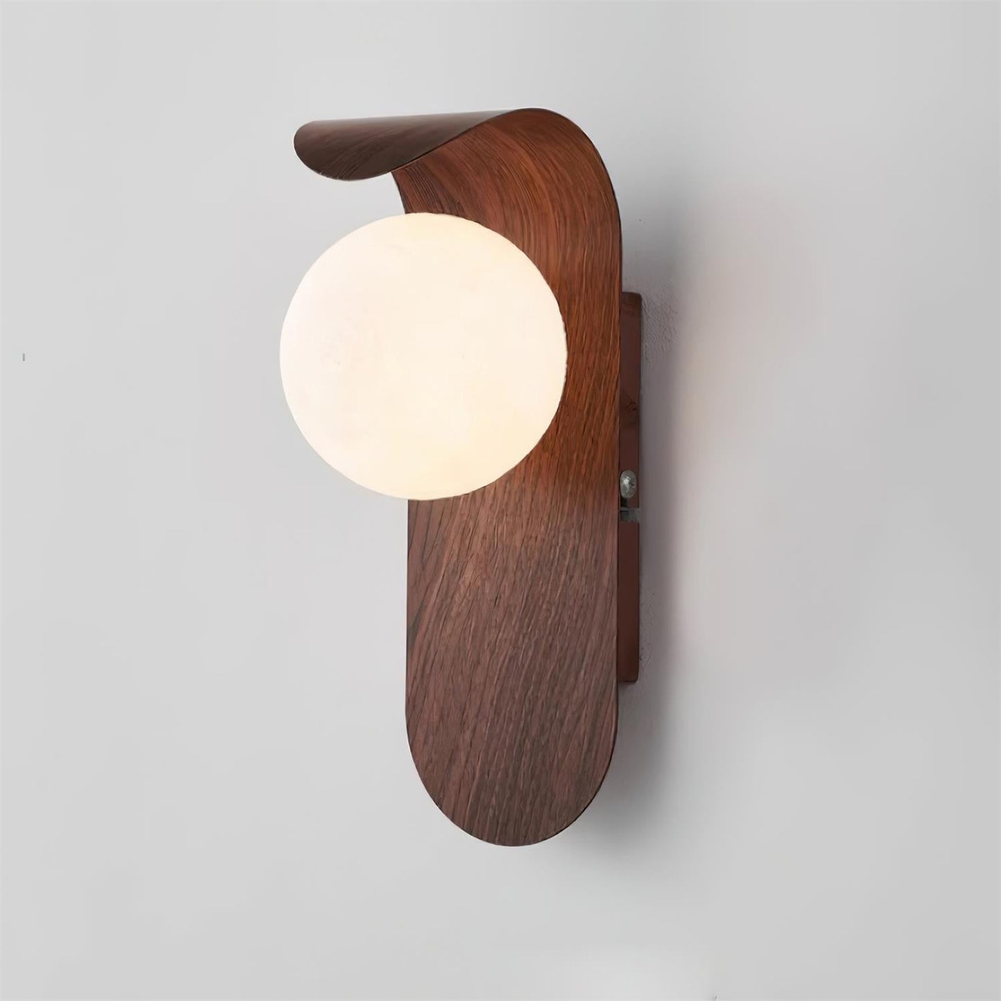 Wall Light | Wooden Globe Sphere Design