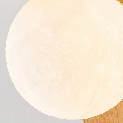 Wall Light | Wooden Globe Sphere Design