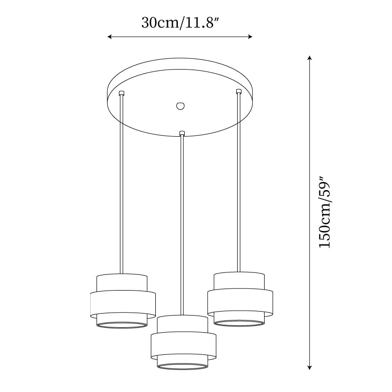 Pendant Light | Travertine Wood Cylinder Design