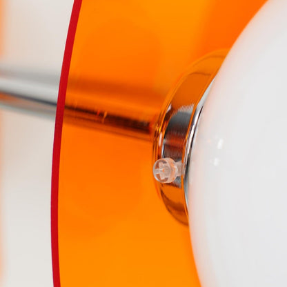 Ceiling Light | Amber Glass Globe Chandelier