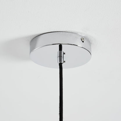 Ceiling Light | Amber Glass Globe Chandelier