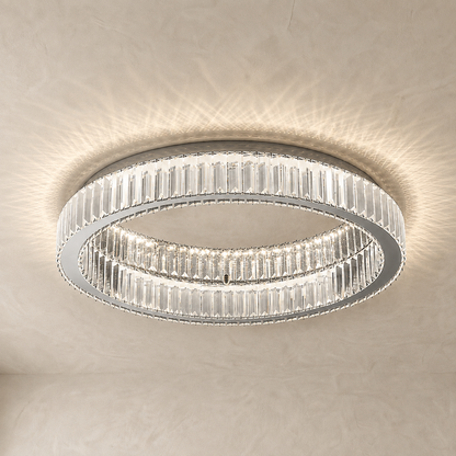 Ceiling Light | Round Crystal Ring Design