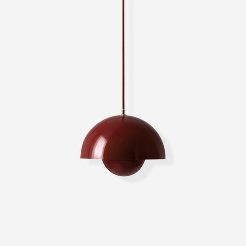 Pendant Light | Glossy Dome Shade Design