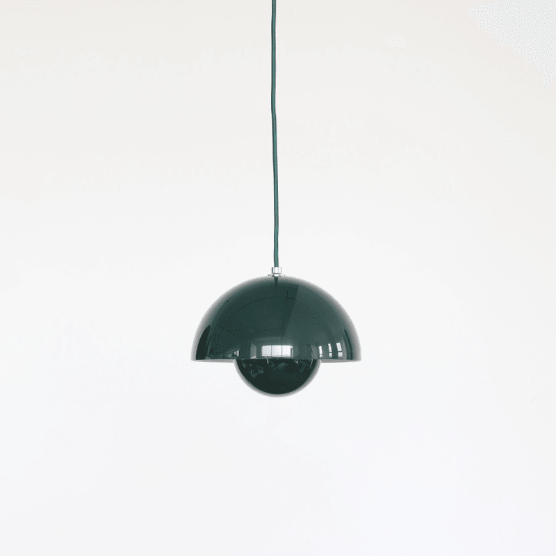 Pendant Light | Glossy Dome Shade Design