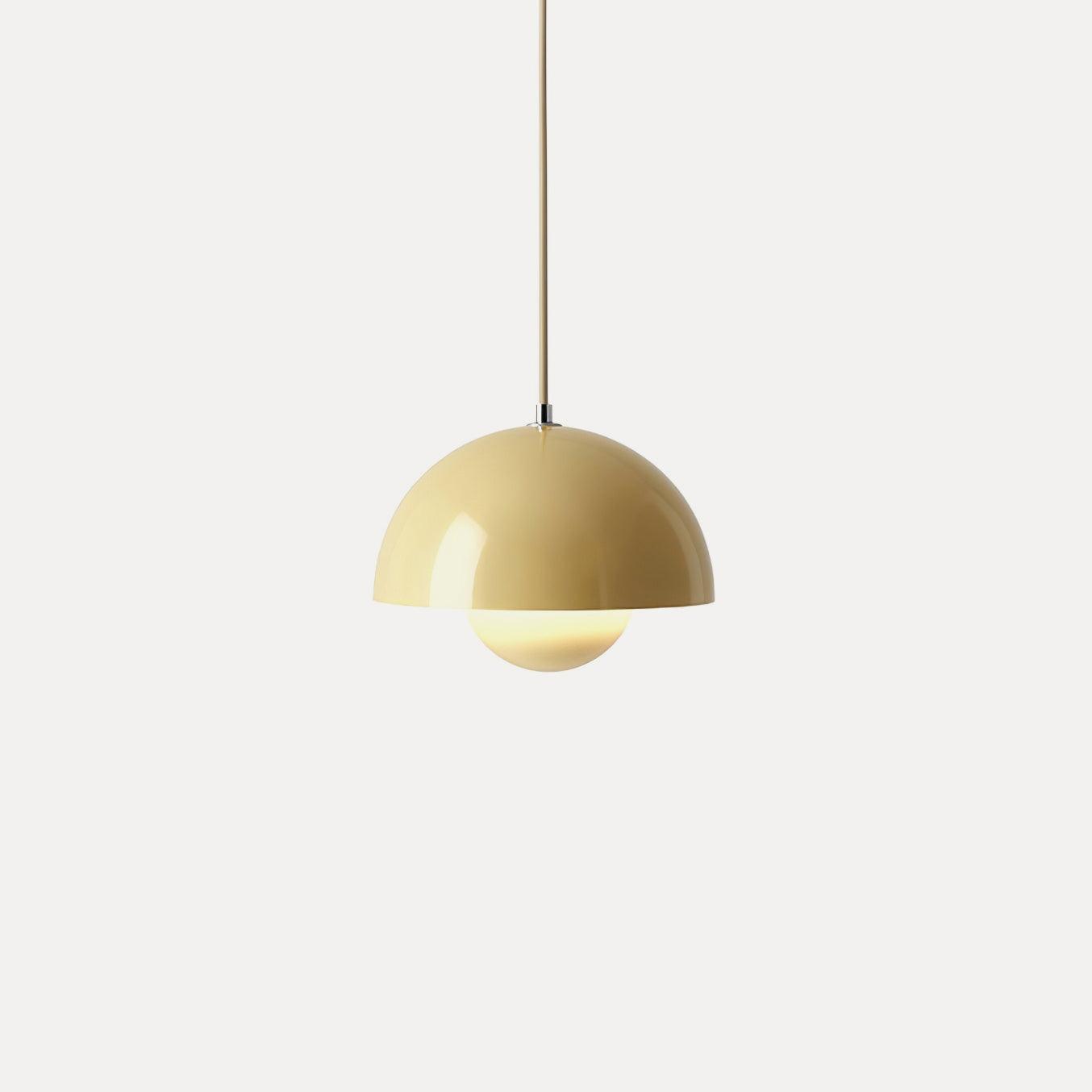 Pendant Light | Glossy Dome Shade Design