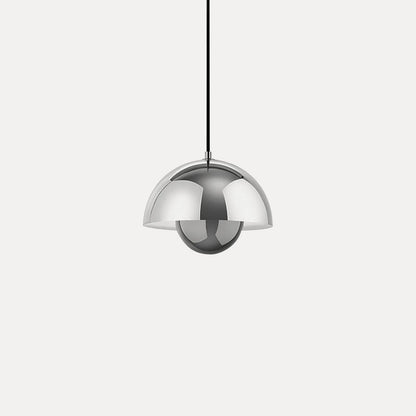 Pendant Light | Glossy Dome Shade Design