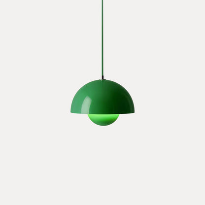 Pendant Light | Glossy Dome Shade Design