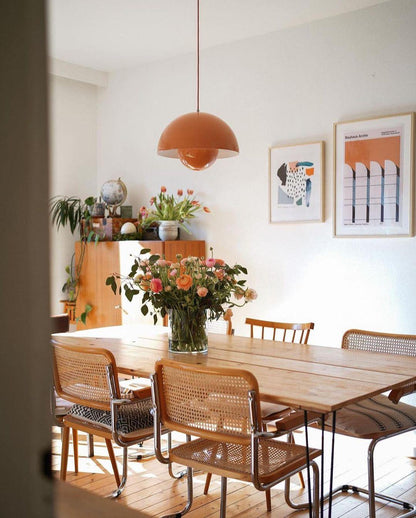 Pendant Light | Glossy Dome Shade Design