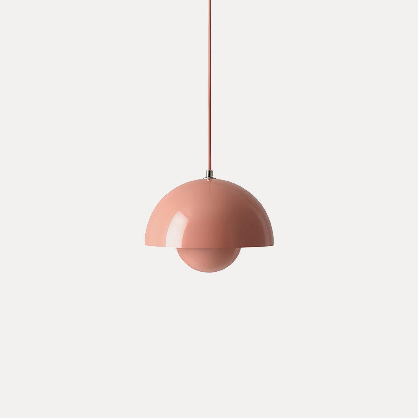 Pendant Light | Glossy Dome Shade Design