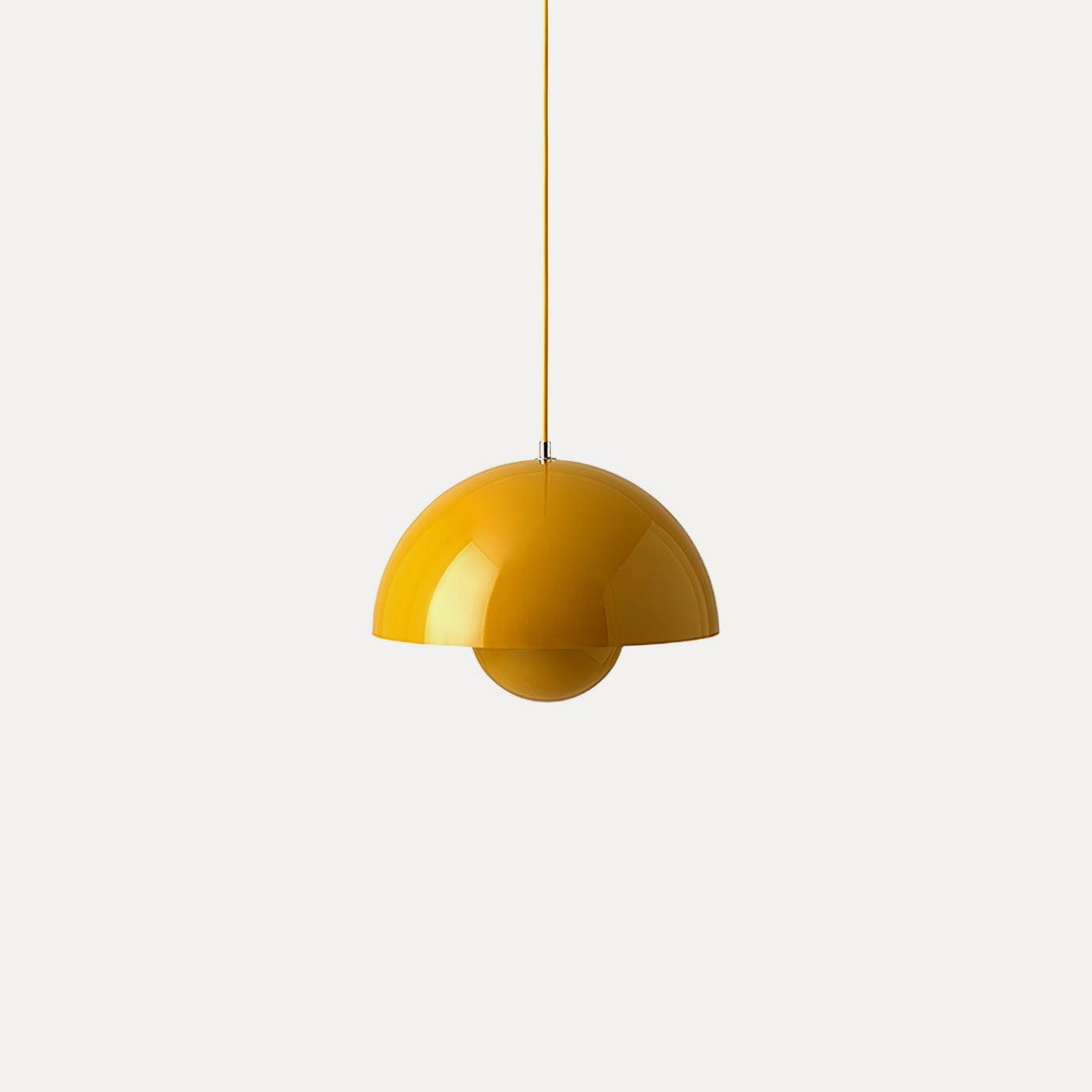 Pendant Light | Glossy Dome Shade Design