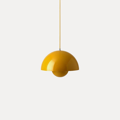 Pendant Light | Glossy Dome Shade Design