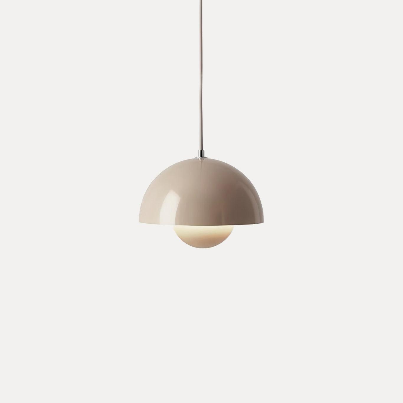 Pendant Light | Glossy Dome Shade Design