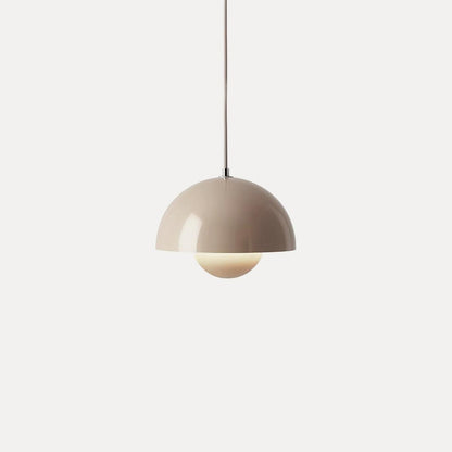Pendant Light | Glossy Dome Shade Design