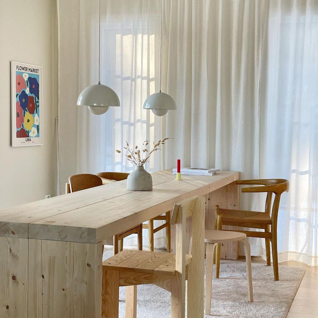 Pendant Light | Glossy Dome Shade Design
