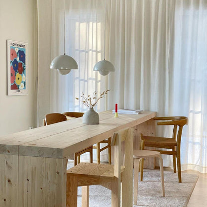 Pendant Light | Glossy Dome Shade Design