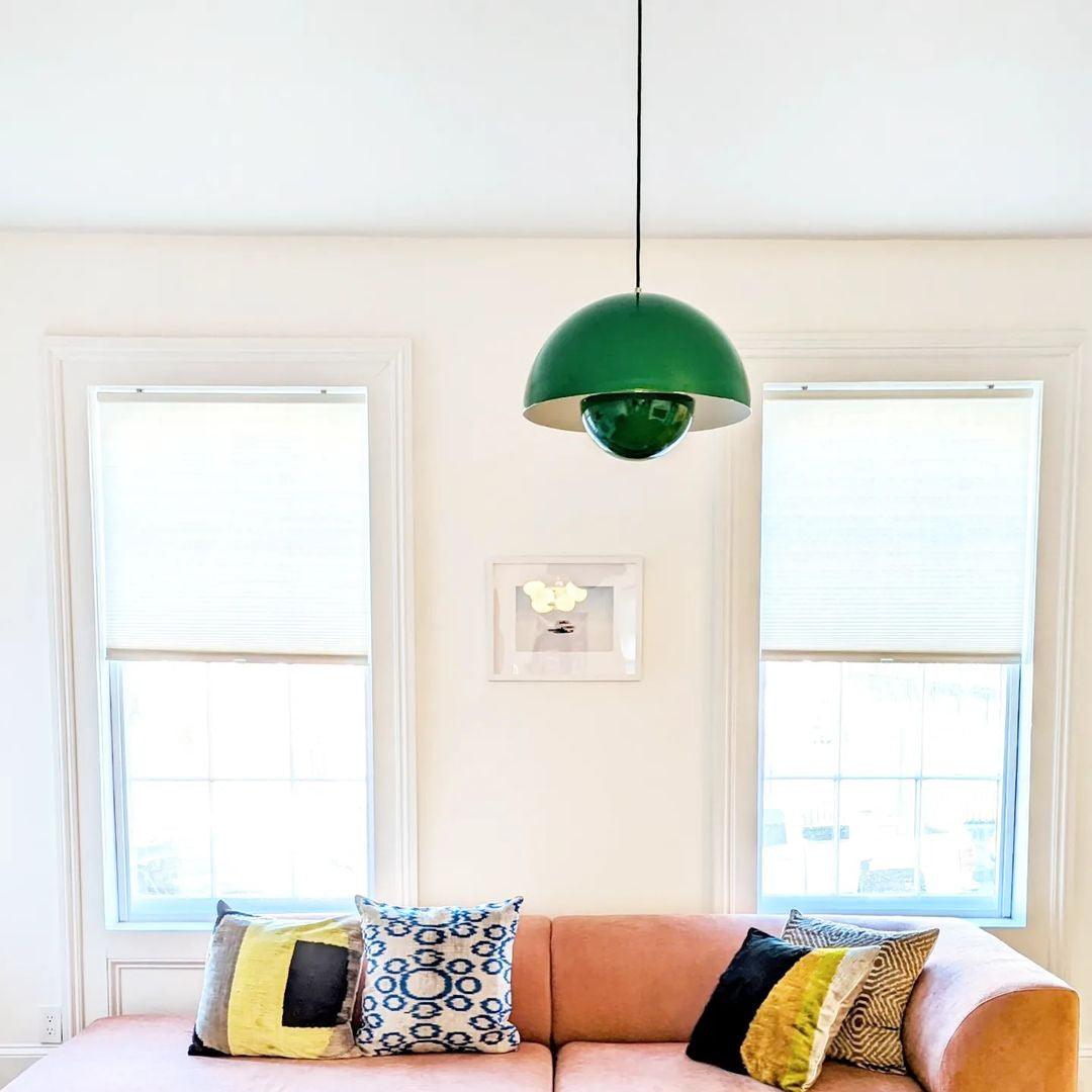 Pendant Light | Glossy Dome Shade Design