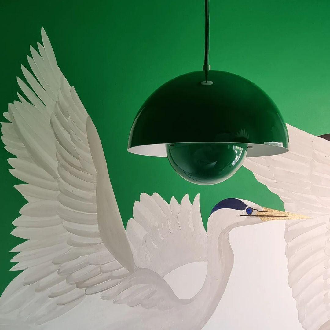 Pendant Light | Glossy Dome Shade Design
