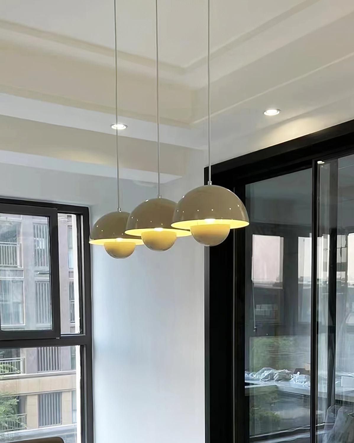 Pendant Light | Glossy Dome Shade Design