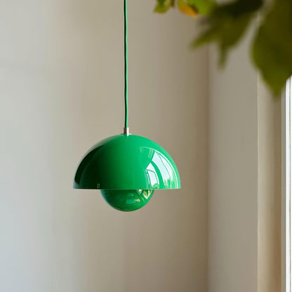 Pendant Light | Glossy Dome Shade Design