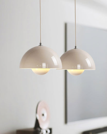 Pendant Light | Glossy Dome Shade Design