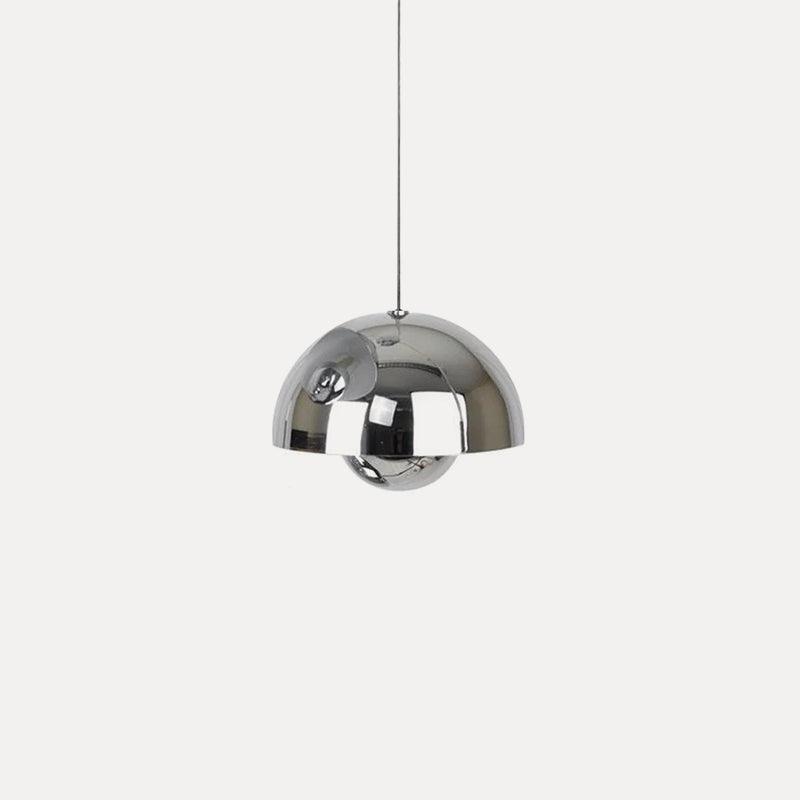 Pendant Light | Glossy Dome Shade Design