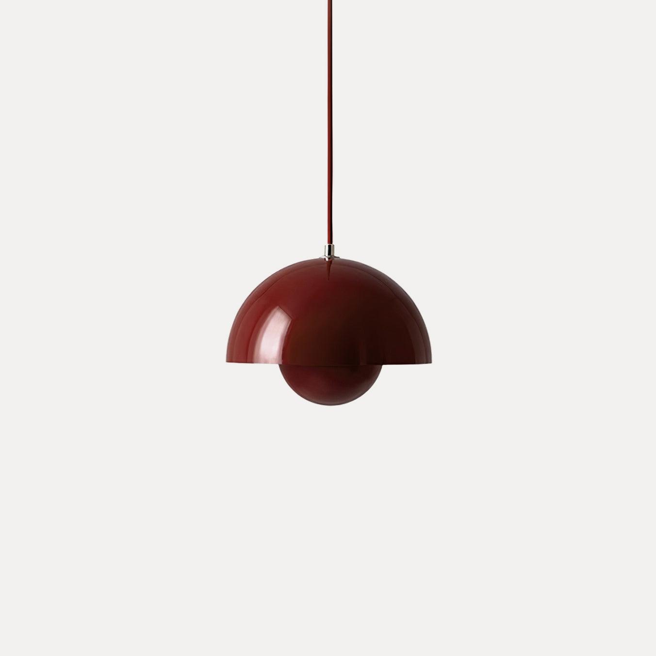 Pendant Light | Glossy Dome Shade Design